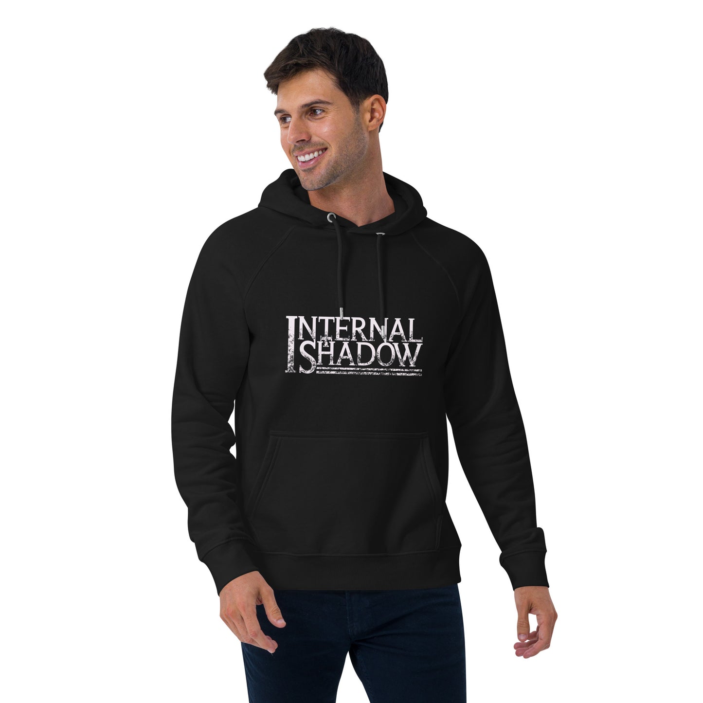 Unisex eco raglan hoodie MOSTLY